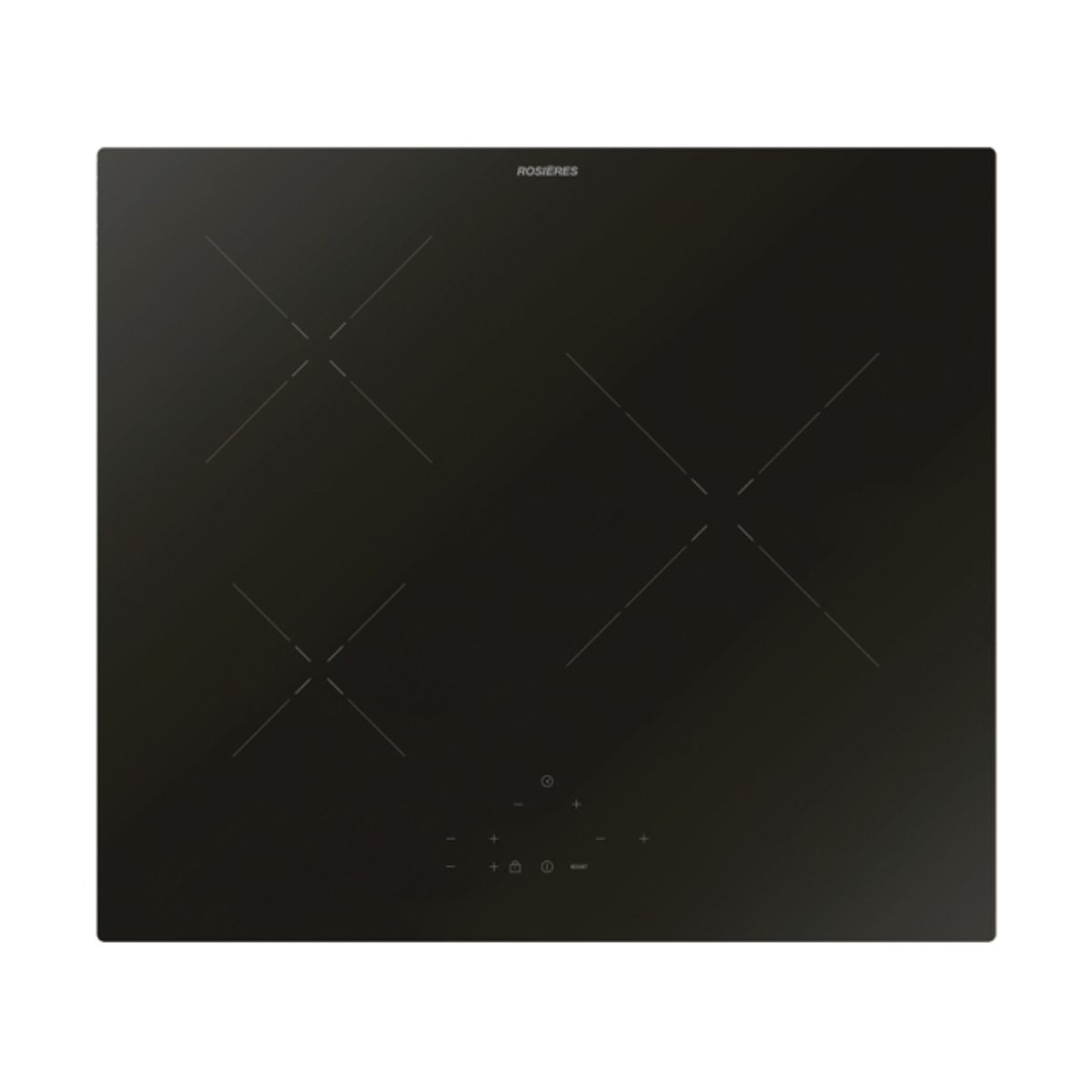 Plaque De Cuisson Induction Encastrable 60cm, 4 Foyers Avec 1 Zone Flex 7000w Rosières Rtpsj644dcwifi Noir