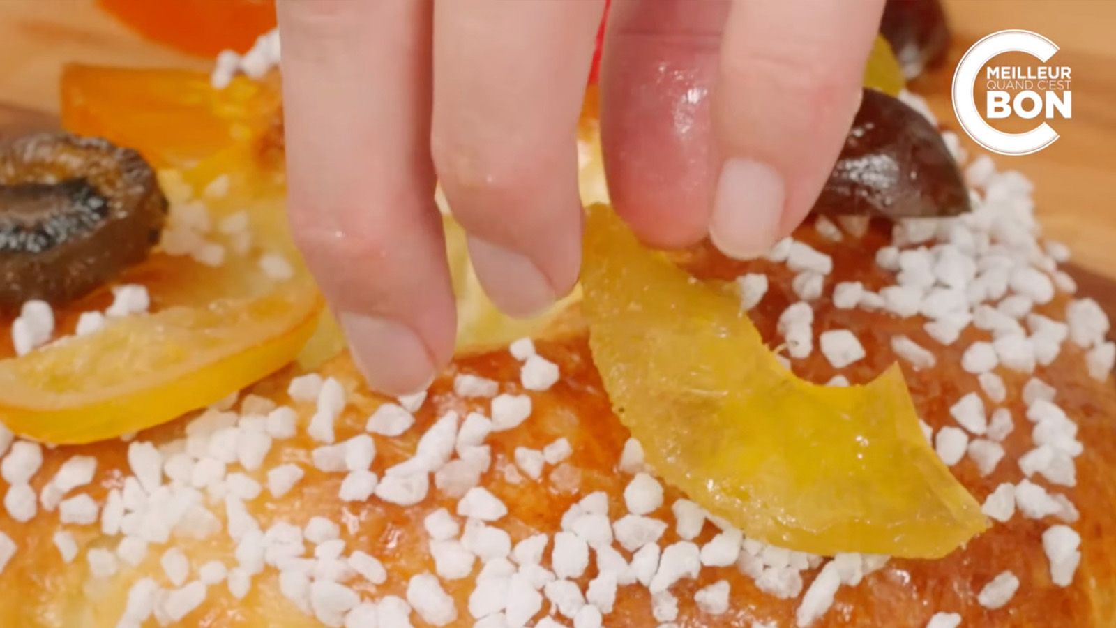 Ingredients Brioche de Noël aux fruits confits
