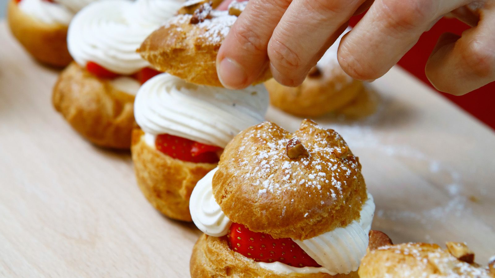 Ingredients Choux chantilly fraises
